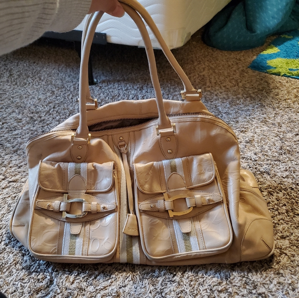 bebe leather purse
